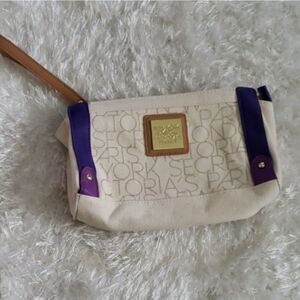 BATH & BODY WORKS canvas cosmetic bag